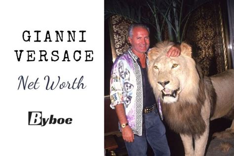 versace brand net worth|gianni versace net worth.